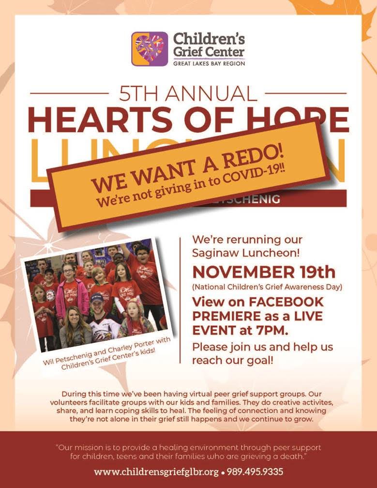 Hearts Of Hope Luncheon Flyer Saginaw